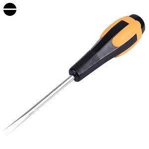 Precision screwdriver with black and yellow handle for electronics and DIY repair - Syndmart online shop.
