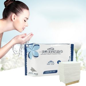 20 PCS Travel Cotton Face Towel Set - Wet/Dry Dual-use Cleaning