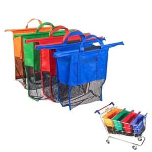 Supermarket Trolley Bags Set | Non-Woven Portable Shopping Solution