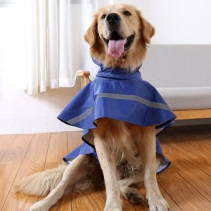 Teddy Golden Retriever XS Reflective Raincoat - Breathable & Practical