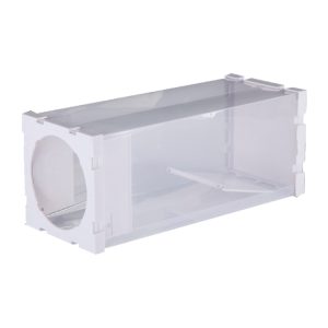 Transparent Humane Live Cage Trap for Rodents - Rat & Mouse Safe Capture