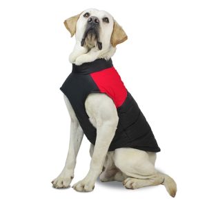 XXL Dog Cotton Vest Ski Suit | 54cm Chest, 45cm Back Length | Winter Ready