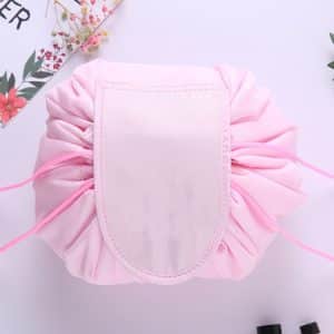 Spacious Drawstring Cosmetic Bag - Ideal for Travel & Efficient Organization