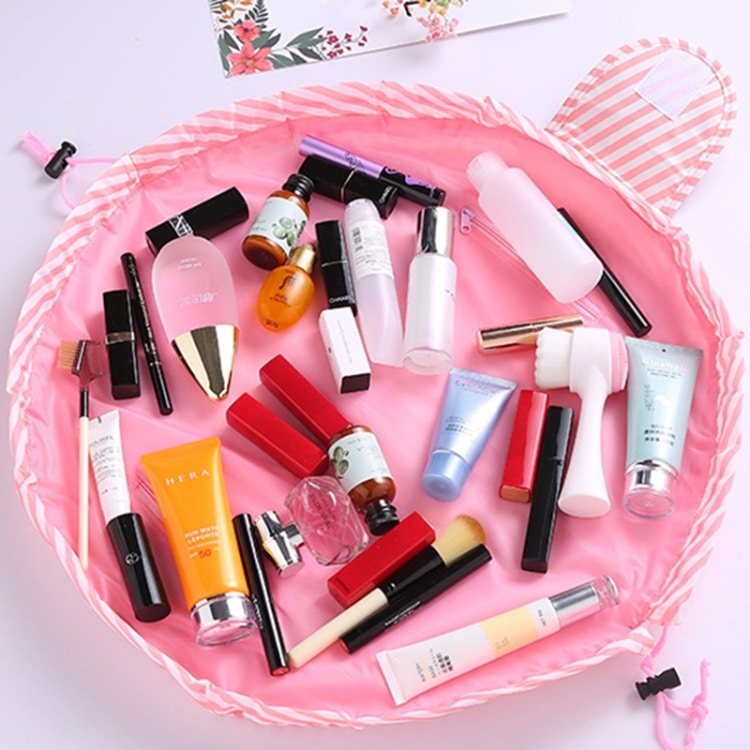 Spacious Drawstring Cosmetic Bag - Ideal for Travel & Efficient Organization 3 Spacious Drawstring Cosmetic Bag - Ideal For Travel &Amp; Efficient Organization - Image 3