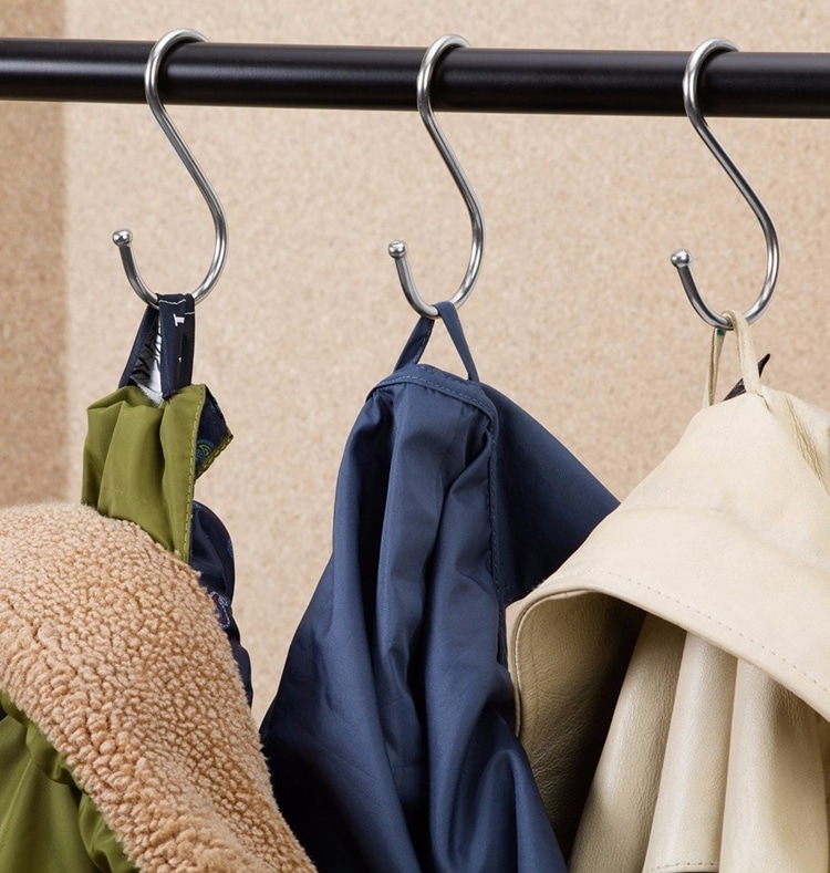 10pcs 3mm S-shaped Stainless Steel Metal Hooks, 7cm Length, Multi-functional 7 10Pcs 3Mm S-Shaped Stainless Steel Metal Hooks, 7Cm Length, Multi-Functional - Image 7