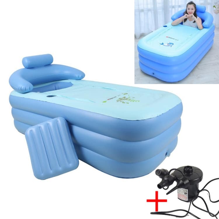 Collapsible Inflatable Bath & Pool | Adult & Baby | Charging Pump Included 1 Collapsible Inflatable Bath &Amp; Pool | Adult &Amp; Baby | Charging Pump Included