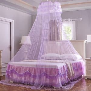 Royal Elegance Circular Princess Tent with Ceiling Mosquito Net - Household Haven