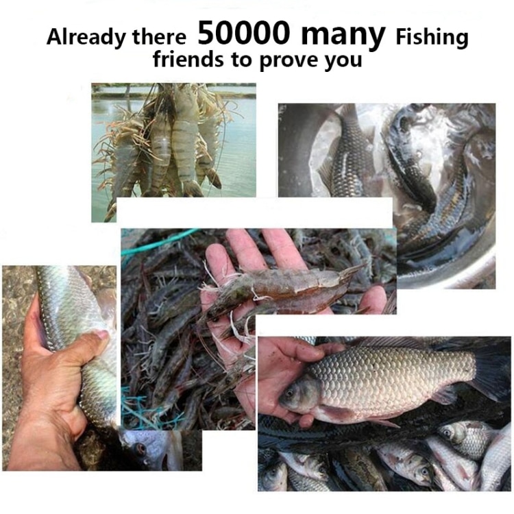 Automatic Foldable Fishing Net for Shrimp Crab Minnow Trap, 4-Hole Nylon Cast Net 8 Automatic Foldable Fishing Net For Shrimp Crab Minnow Trap, 4-Hole Nylon Cast Net - Image 8