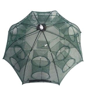 Automatic Foldable Fishing Net | 16 Holes Nylon Trap for Shrimp, Crab, Minnow