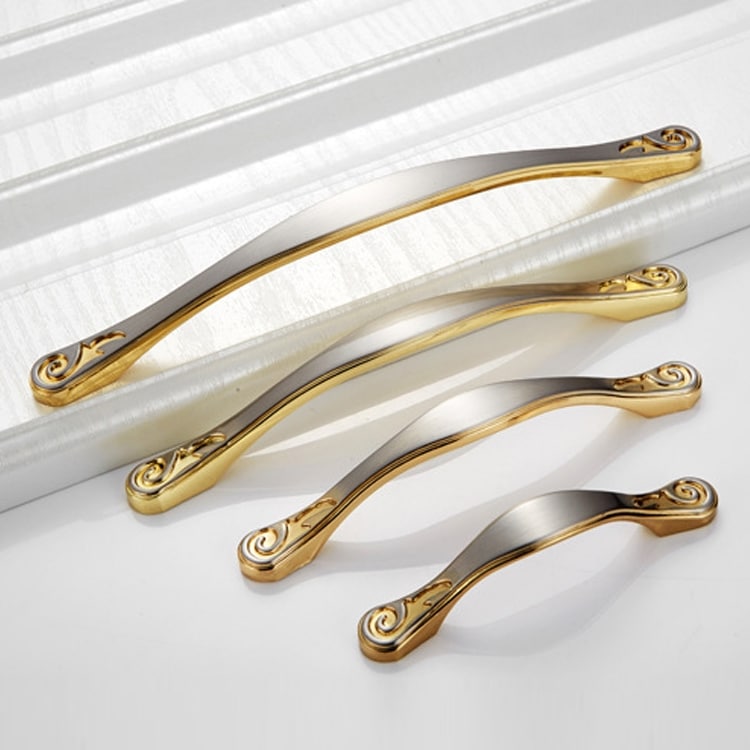 128mm Double Gold Zinc Alloy Cabinet Handle - Durable & Stylish Choice 3 128Mm Double Gold Zinc Alloy Cabinet Handle - Durable &Amp; Stylish Choice - Image 3