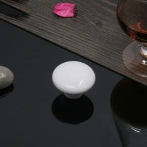 38mm Literary Color Glazed Ceramic Drawer Handle - Modern & Stylish