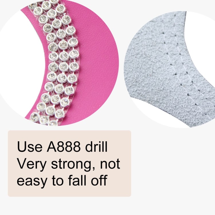 Stylish Rhinestone Leather Dog Chest Strap - Glasses Design, Breathable 6 Stylish Rhinestone Leather Dog Chest Strap - Glasses Design, Breathable - Image 6