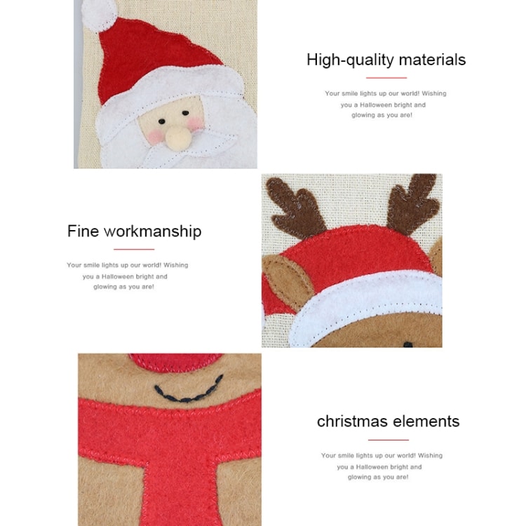 2 PCS Snowman Wine Bottle Bag - Festive Christmas Decoration 2 2 Pcs Snowman Wine Bottle Bag - Festive Christmas Decoration - Image 2