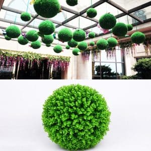 Artificial Green Eucalyptus Plant Ball Tree - 7.5" Diameter - Wedding/Home Decor