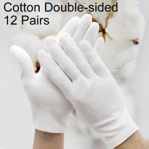 12 Pairs Double-sided Cotton Labor Insurance Work Gloves