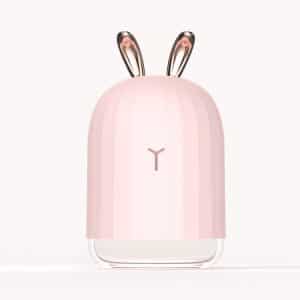 2W Cute Rabbit USB Mini Humidifier with LED Night Light, 220ml Capacity