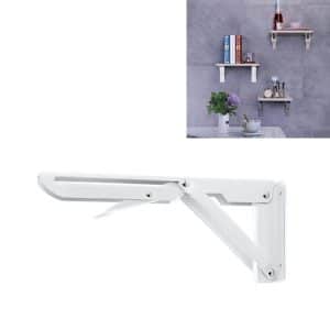 16" Wall-mounted Foldable K-Shaped Storage Shelf for Dining Table