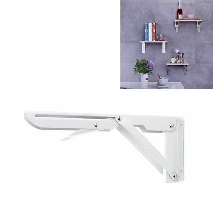 16" Wall-mounted Foldable K-Shaped Storage Shelf for Dining Table 1 16&Quot; Wall-Mounted Foldable K-Shaped Storage Shelf For Dining Table