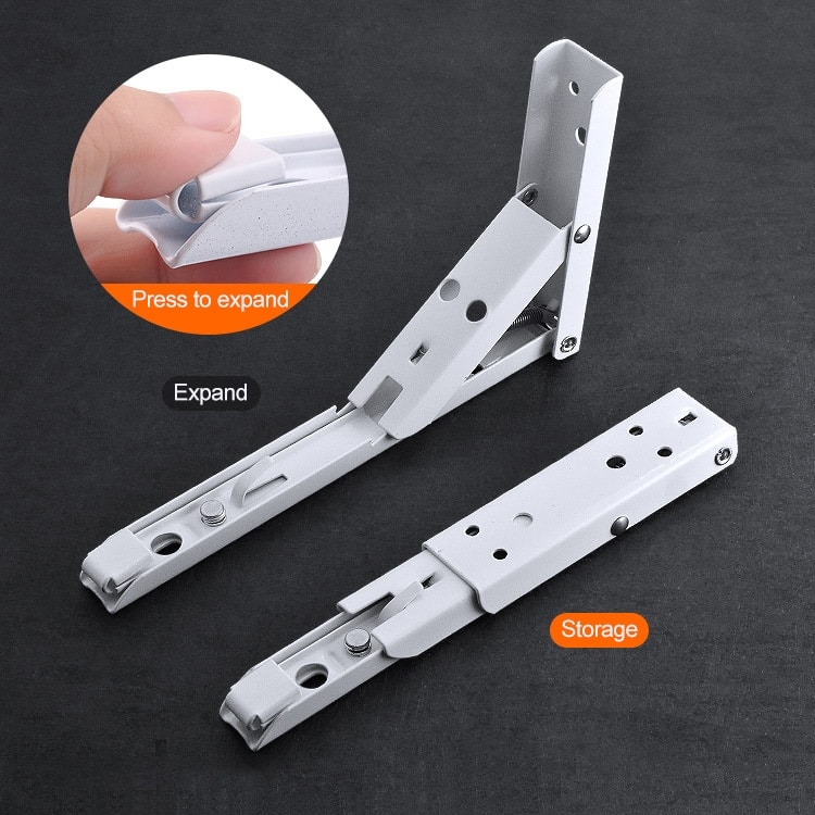 16" Wall-mounted Foldable K-Shaped Storage Shelf for Dining Table 6 16&Quot; Wall-Mounted Foldable K-Shaped Storage Shelf For Dining Table - Image 6