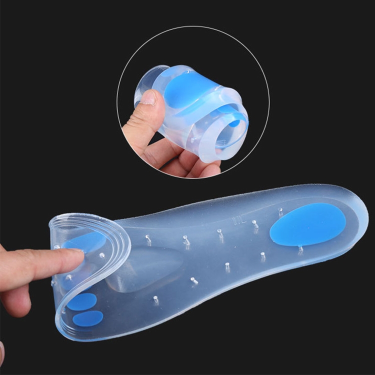 Transparent Gel Insoles: Size 40-41, All-Day Comfort & Support 3 Transparent Gel Insoles: Size 40-41, All-Day Comfort &Amp; Support - Image 3