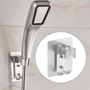 Adjustable Traceless Space Aluminium Showerhead Holder Bracket, Easy Installation