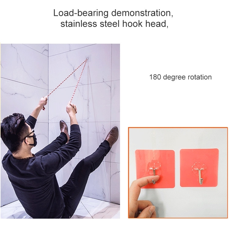 10pcs Thin Plum Shape Waterproof Adhesive Hook Set - Kitchen Wall Mount 4 10Pcs Thin Plum Shape Waterproof Adhesive Hook Set - Kitchen Wall Mount - Image 4