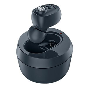 Wireless Bluetooth Earbuds Charging Station with Portable Storage Compact Design for Convenient Use.