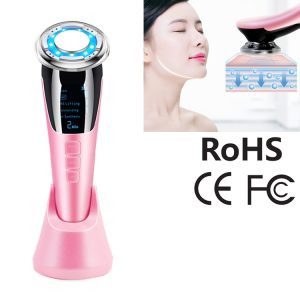 BLK-D818 Facial Beauty Instrument - Skin Rejuvenation, Hot & Cold, EMS Micro Current