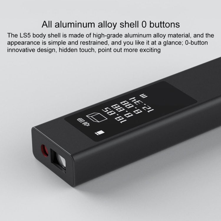 Xiaomi DUKA LS5 Touch Screen Laser Rangefinder, High Precision Accuracy 7 All Aluminum Alloy Shell 0 Buttons, High-Grade Aluminum Material, Sleek And Minimalist Design, Modern Portable Digital Device, Ideal For Tech Enthusiasts And Professionals Seeking Durable And Stylish Electronics.