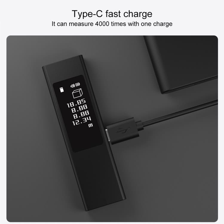 Xiaomi DUKA LS5 Touch Screen Laser Rangefinder, High Precision Accuracy 9 Type-C Fast Charging Power Bank With Digital Display, Portable Energy Source, High-Capacity Battery, Compatible With Smartphones And Devices, Ideal For On-The-Go Charging Solutions.