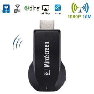 MiraScreen Wireless Display Dongle with 2-in-1 USB Cable - Screen Mirroring Power