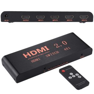 Seamless 4K HDMI Switch Remote Control - Quality 2.0 Action, EU Plug, 60Hz
