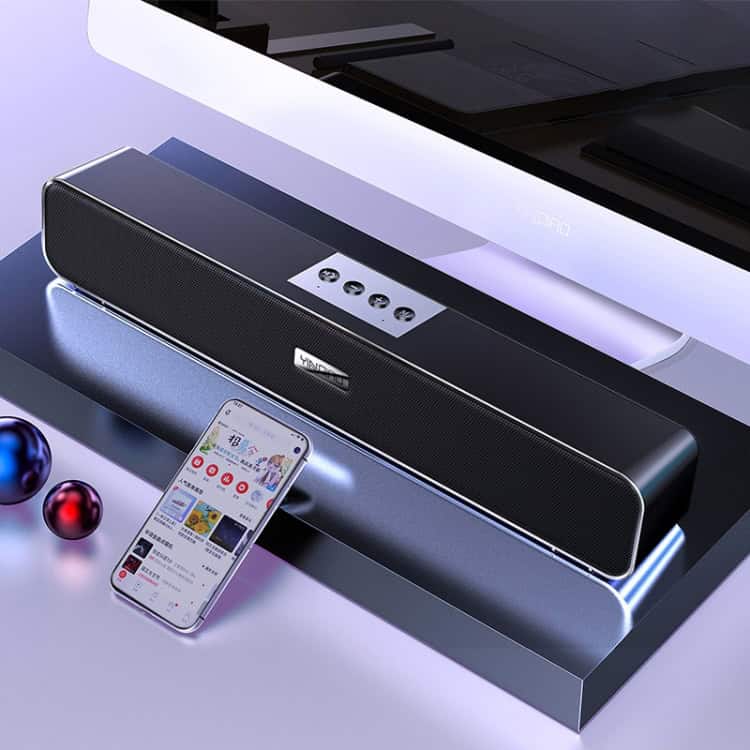 YINDIAO A36 Bluetooth 5.0 Subwoofer Speaker - Enhanced Wireless Sound 1 Portable Wireless Bluetooth Speaker With Sleek Modern Design, Compatible With Smartphones For High-Quality Sound And Music Streaming.