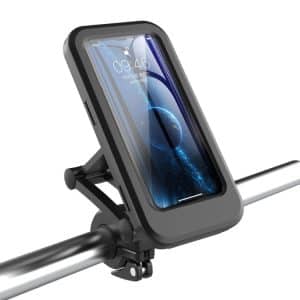 Waterproof Bicycle Phone Holder for Phones Under 7" - Touch Screen Compatibility