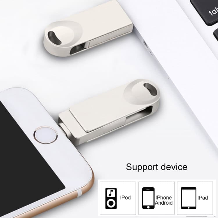 256GB 3-in-1 Metal Twister Flash Disk - Micro USB, USB & 8-Pin Interface 6 Wireless Bluetooth Earbuds With Charging Case Compatible With Ipod, Iphone, Android, And Ipad, Showcasing Portable Audio Accessories For Seamless Music Experience.