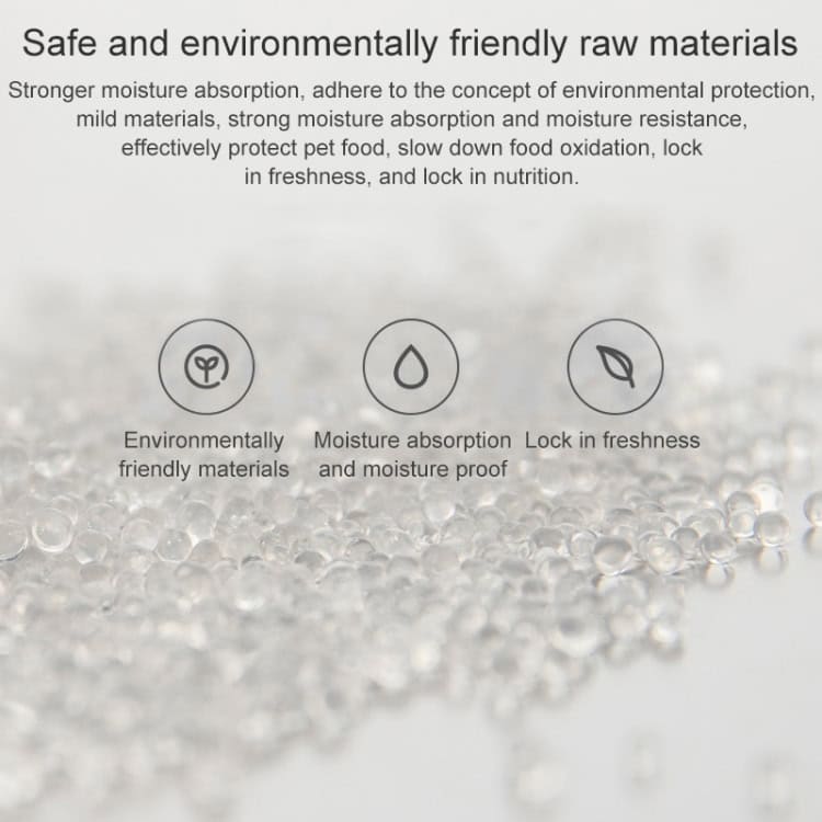 Xiaomi Mijia Smart Pet Feeder Set - 3 PCS with Drying Box - Time-Saving Solution 3 Reusable Environmentally Friendly Raw Materials For Food Storage And Packaging With Strong Moisture Absorption, Moisture Proof, And Freshness Locking Features – Ideal For Pet Food And Food Preservation.