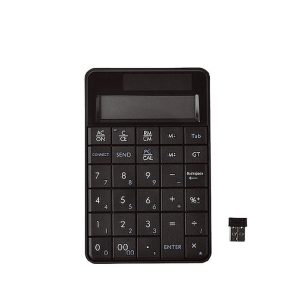 Wireless Keyboard & Calculator Combo with LCD Display - MC-56AG 2.4G USB Numeric.
