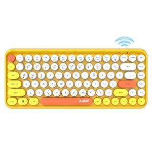 Wireless Efficiency: Ajazz 308I 84-Key Bluetooth Keyboard for Tablet, Phone & Computer