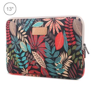 Colorful Leaves Zipper 13" Sleeve: Briefcase Bag for Macbook, Samsung, Lenovo & More