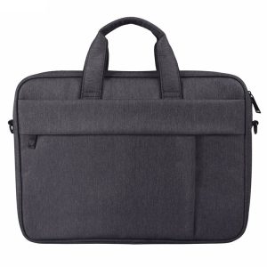 15.6" Waterproof Laptop Handbag with Anti-theft & Suitcase Belt