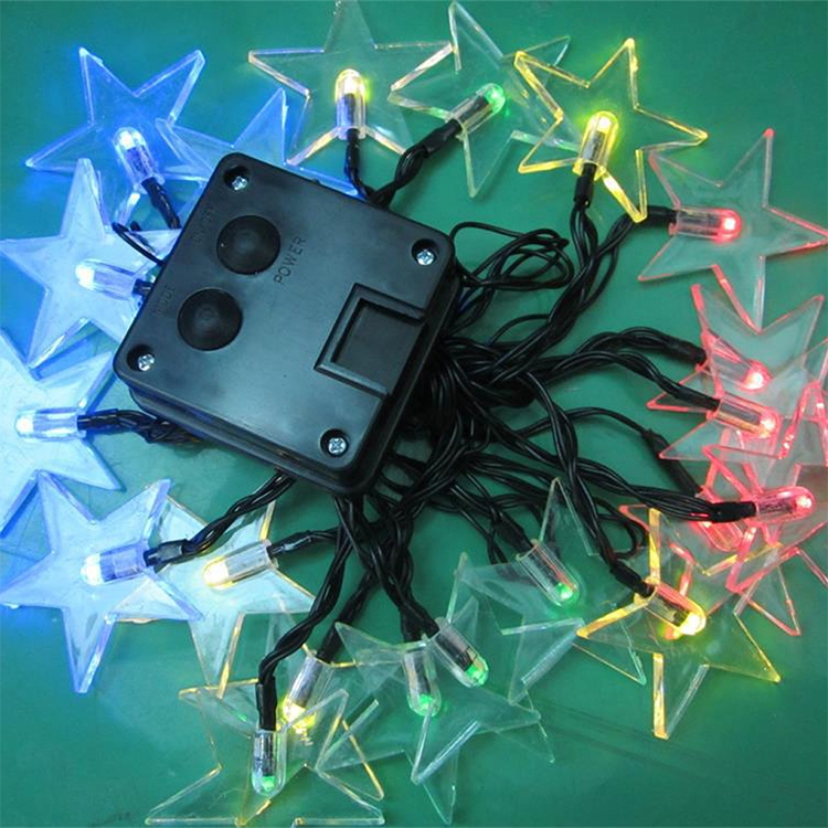 Solar Star String Lights - 20 LEDs for Outdoor Christmas Festival Decor 5 Solar Star String Lights - 20 Leds For Outdoor Christmas Festival Decor - Image 5