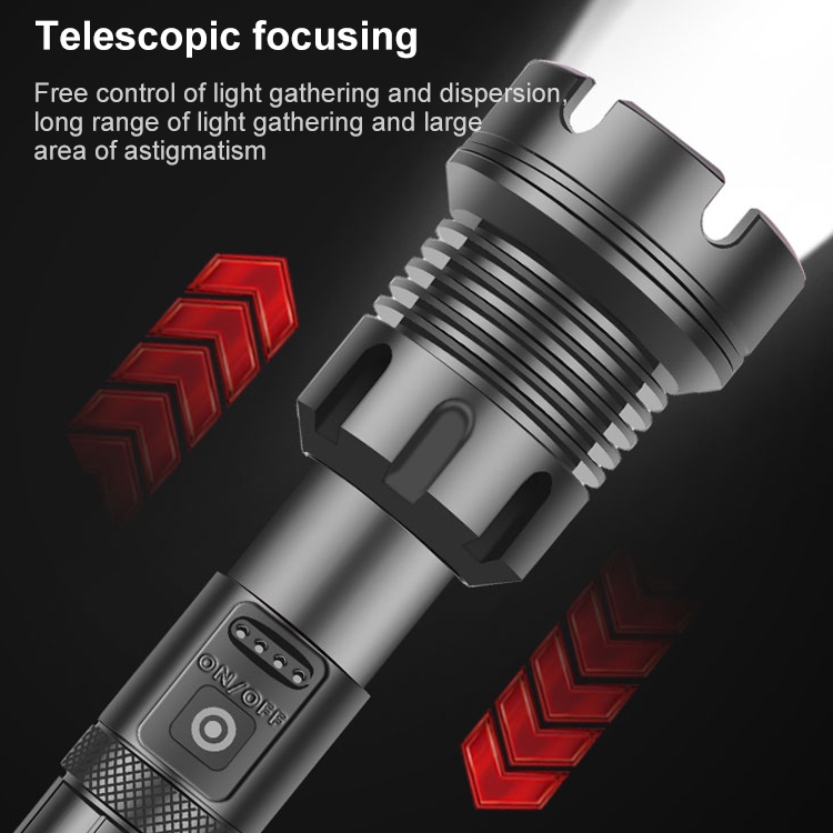 Superior P90 Waterproof Flashlight - Telescopic Focus & Brightness Control 7 Superior P90 Waterproof Flashlight - Telescopic Focus &Amp; Brightness Control - Image 7