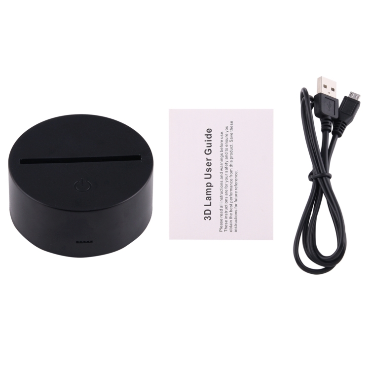 3D Touch LED Night Light - Trumpet Shape, 7 Color Discoloration, Visual Stereo Lamp 4 3D Touch Led Night Light - Trumpet Shape, 7 Color Discoloration, Visual Stereo Lamp - Image 4