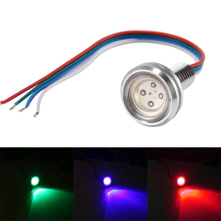 Ultra-Bright 23mm 3W LED Night Light Headlamps - Perfect for Nighttime Adventures! 1 M12 Sensor Connector With Color Wiring For Industrial Automation And Electronic Projects.