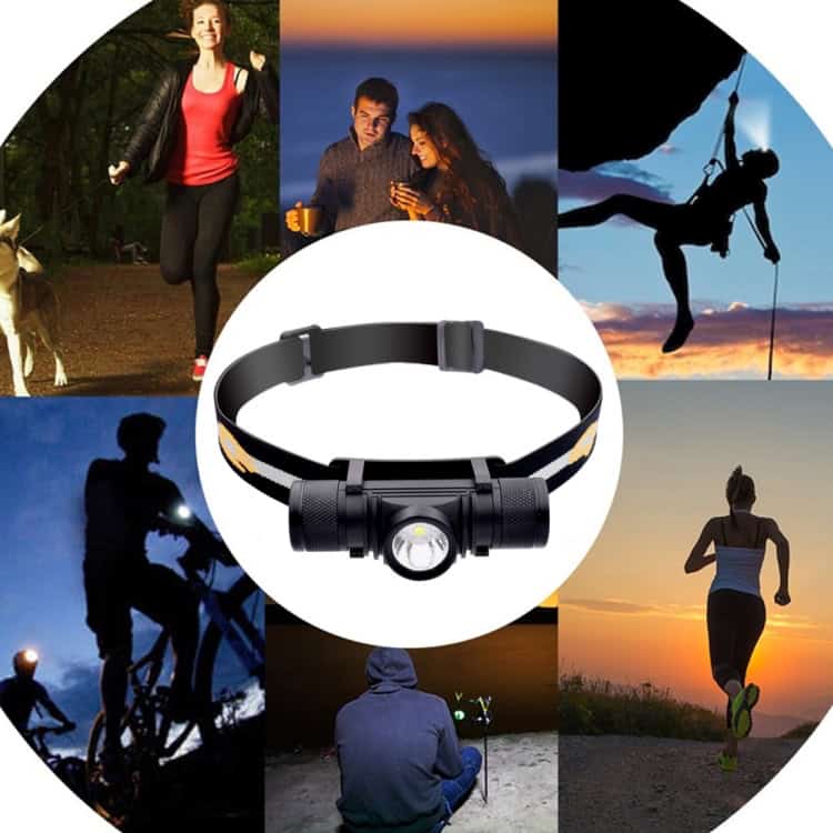 Adjustable 1200LM USB Headlamp - Waterproof & Durable - Rechargeable 11 Headlamp Flashlight With Adjustable Beam For Outdoor Hiking And Camping, Rechargeable Led Headlamp, Lightweight And Durable Head Torch For Night Adventure, Perfect For Climbing, Biking, Running, And Exploring Nature.