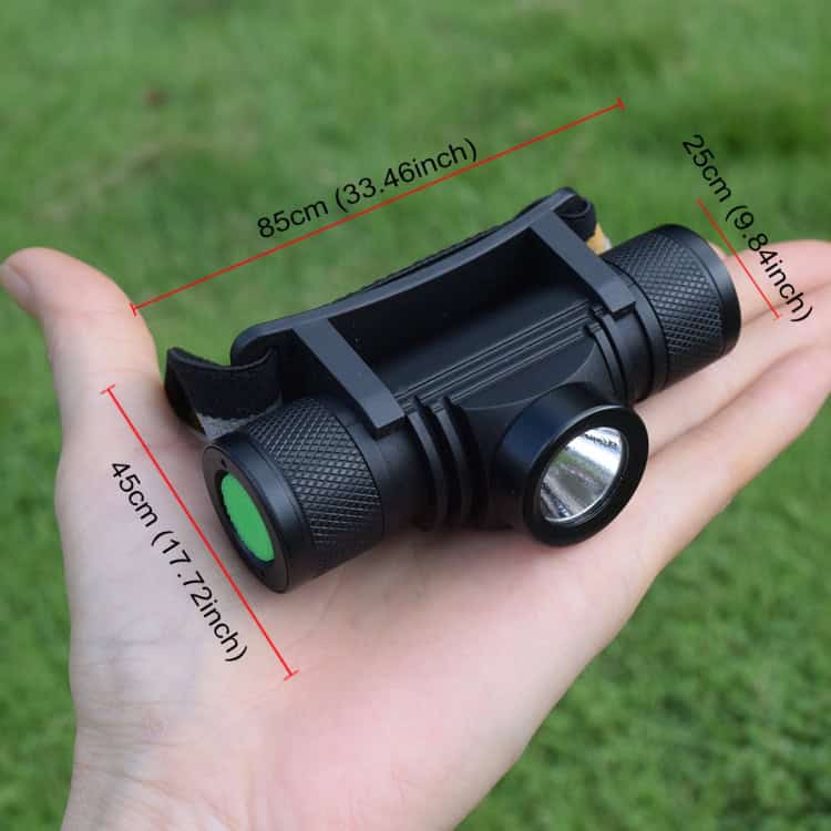 Adjustable 1200LM USB Headlamp - Waterproof & Durable - Rechargeable 9 Flashlight With Adjustable Zoom And Measuring Dimensions For Outdoor Activities, Camping, And Hiking, Compact Portable Design, Ideal For Emergency Situations, Seo Keywords: Portable Flashlight, Outdoor Gear, Camping Equipment, Led Torch, Survival Gear, Hiking Accessories.