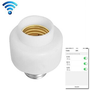 Smart Wi-Fi light bulb with scheduling control for energy-efficient home automation, compatible with Syndmart smart home products, customizable lighting schedules, and remote management.