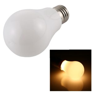 500LM Warm White Flicker-Free LED Bulb, Energy Saving, E27, 7W, AC 85-265V