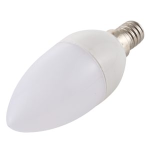 3W 3000K Warm White E14 2835 LED Bulb - Energy Saving Pointed Design, 110-220V