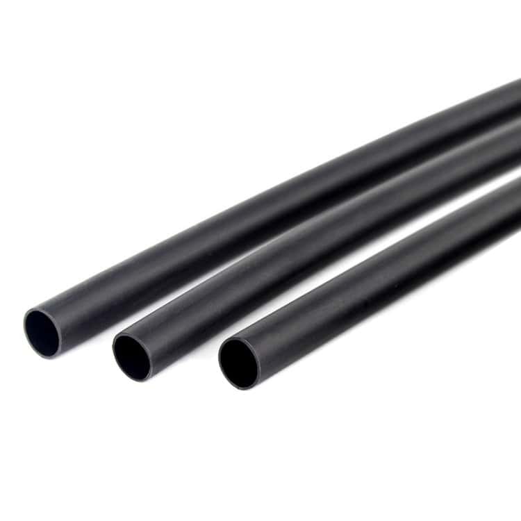 10m 1mm Heat Shrink Tube for DIY Connector Repairs 2 Black Plastic Piping Tubes For Industrial And Plumbing Applications. Durable, Flexible, And Lightweight Solution For Various Construction Projects. Ideal For Water Supply, Drainage, And Electrical Conduit Systems.